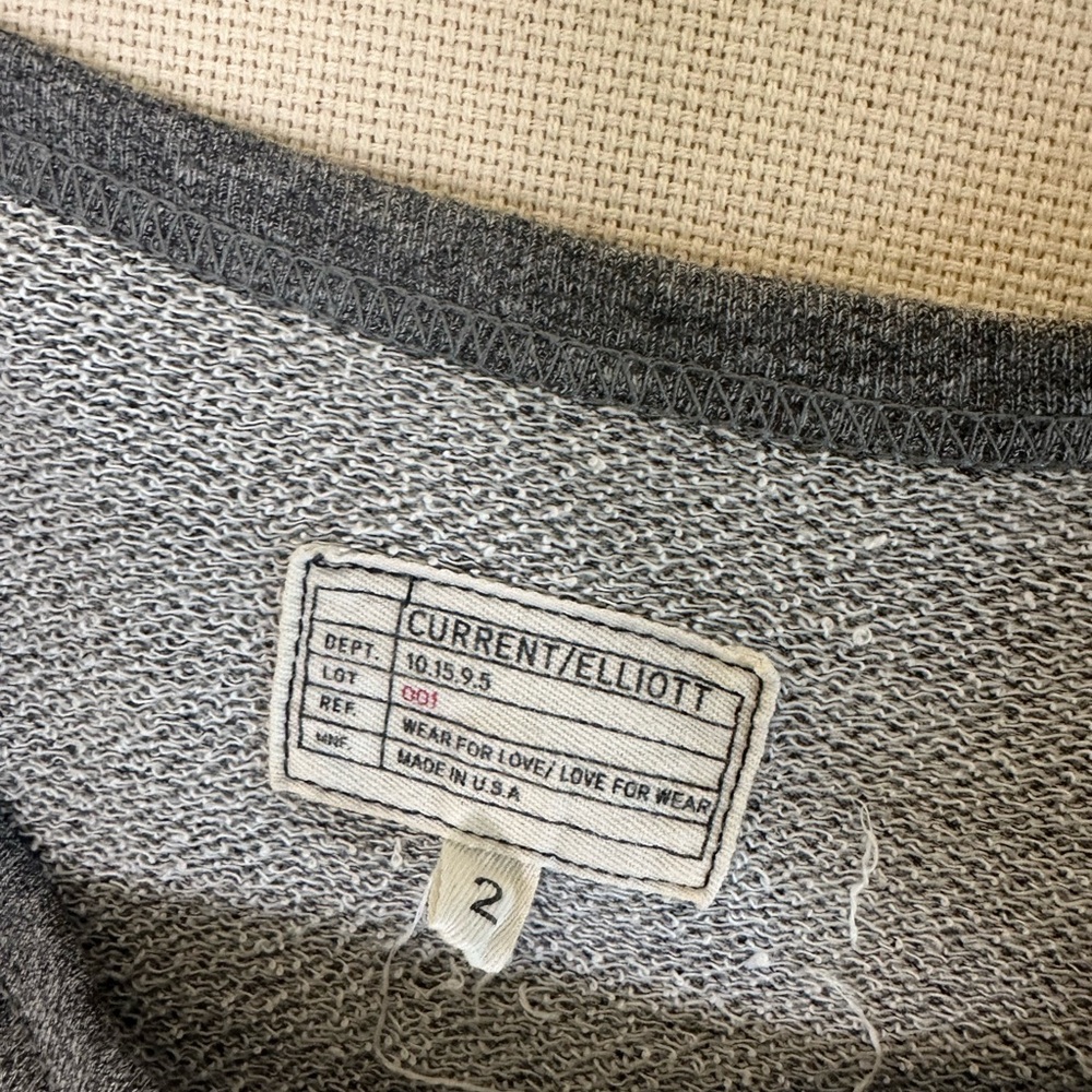 Current/Elliott Gray 'Super Loved' Pullover Sweat… - image 3